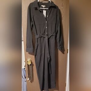 Skies Are Blue Black Long Sleeve Jumpsuit